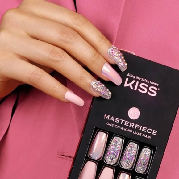 Nails: Kiss Press On Masterpiece One of a Kind Nails - Picture 2 of 5